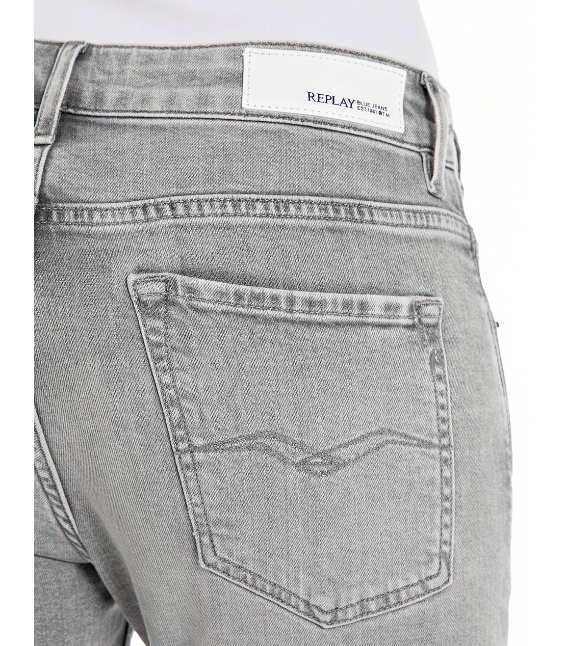 MARTYスリムボーイフィットスーパーストレッチデニム 詳細画像 ライトグレー 8